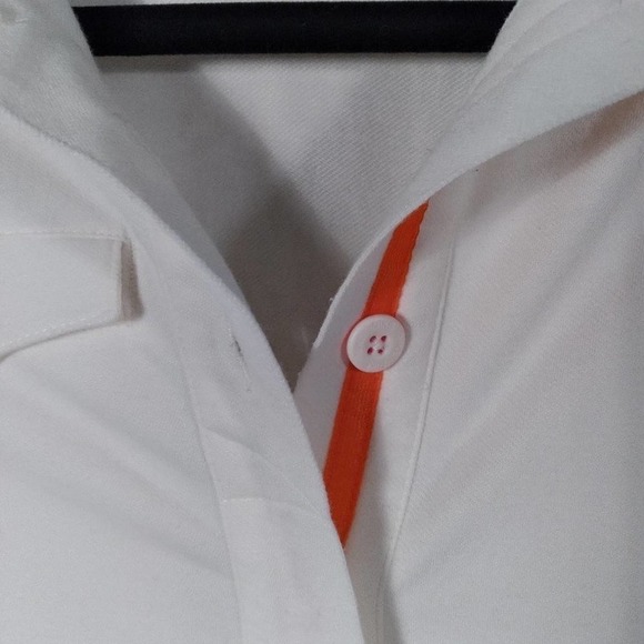 Nike Golf Bay Hill White Button Front Jacket Top - Picture 8 of 15